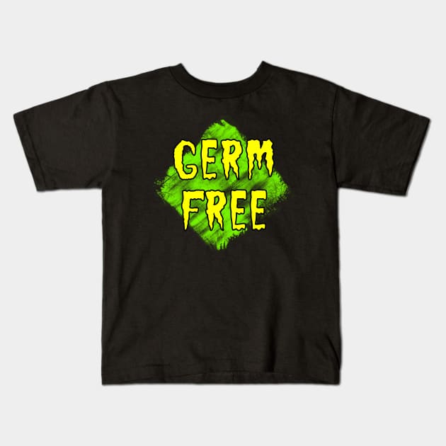 Germ Free Funny Corona Virus Kids T-Shirt by Scar